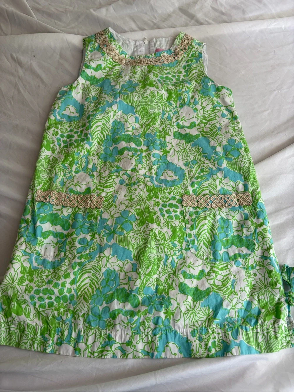 Lilly Pulitzer It's a Zoo Dress Girls Size 8